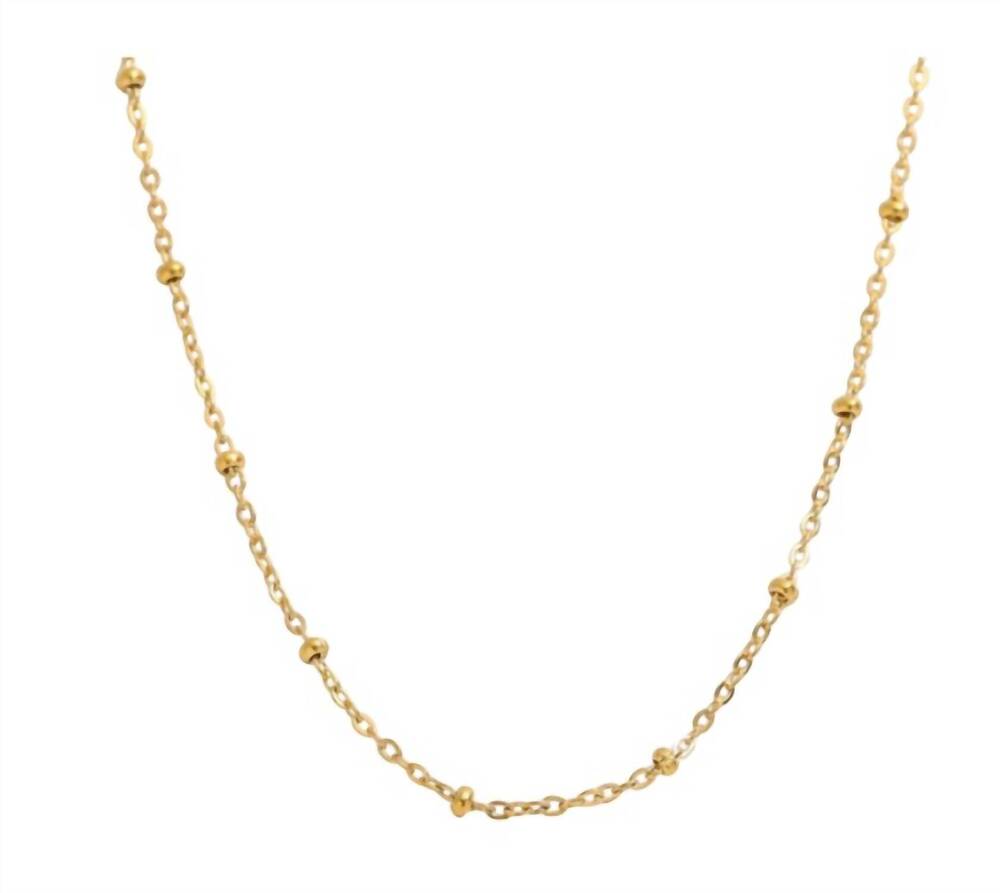 NEW KATIE RAE COLLECTION women's barely there necklace in gold